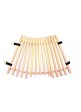 Collar De Madera, Con Trabillas.