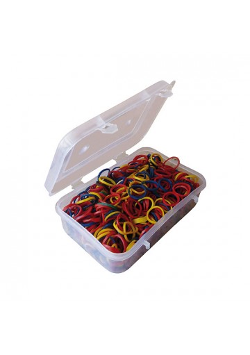 Cajita Gomas Para Crines Colores Surtidos