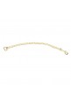 Cadena De Ramal Mosqueton De Bronce Macizo