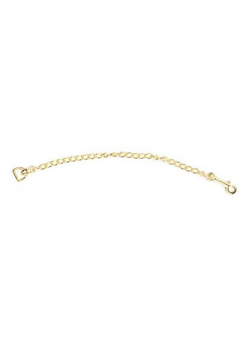 Cadena De Ramal Mosqueton De Bronce Macizo