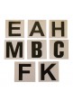 Juego De Letras Para Atornillar A B C E F H K M