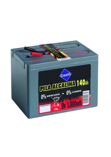 Bateria Daslo Alcalina 9V 1000Wh