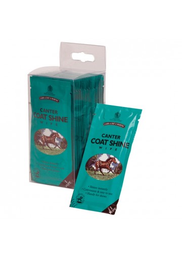 Clinex Para Abrillantar El Pelo (Canter Coat Shine Wipes). Envase