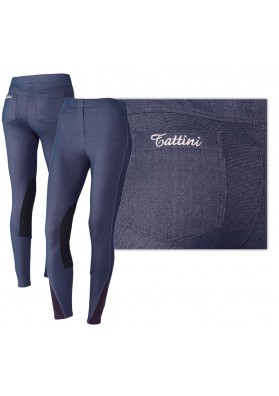 Pantalon Leggings Tattini De Mujer Tejido Vaqueros