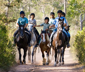 Montar a caballo es saludable